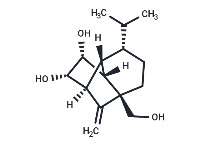 (2S,3S,6R,8S,9S,10R)-6-(hydroxymethyl)-7-methylidene-3-(propan-2-yl)tricyclo[4.4.0.0^{2,8}]decane-9,10-diol