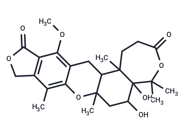 20,21-dihydroxy-10-methoxy-1,4,14,19,19-pentamethyl-2,7,18-trioxapentacyclo[11.9.0.0^{3,11}.0^{5,9}.0^{14,20}]docosa-3,5(9),10-triene-8,17-dione