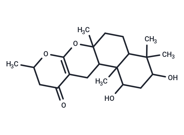 6,8-dihydroxy-2,5b,9,9,11a-pentamethyl-2,3,4,5,5a,5b,6,7,8,9,9a,10,11,11a-tetradecahydro-1,12-dioxatetraphen-4-one