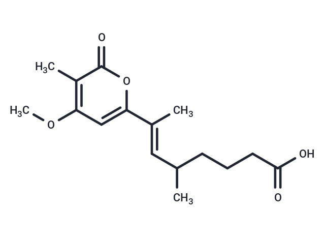 (6E)-7-(4-methoxy-3-methyl-2-oxo-2H-pyran-6-yl)-5-methyloct-6-enoic acid