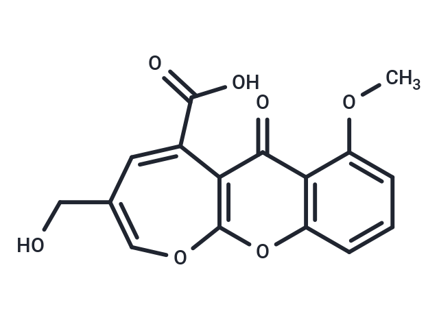 3-(hydroxymethyl)-7-methoxy-6-oxo-6H-oxepino[2,3-b]chromene-5-carboxylic acid