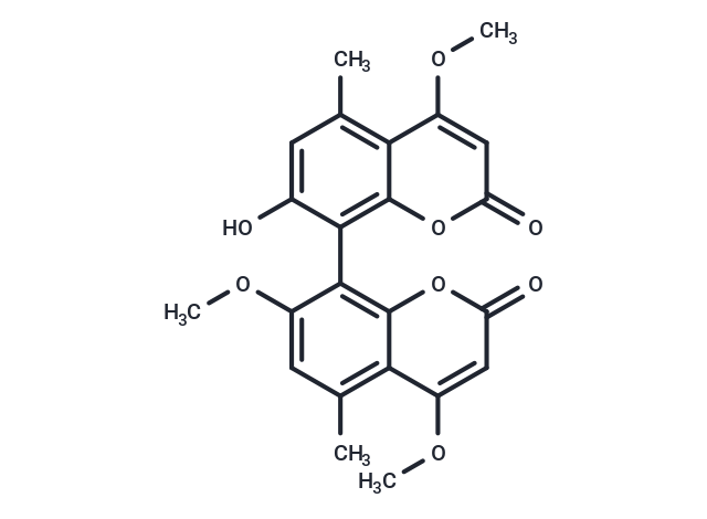 7-hydroxy-4,4',7'-trimethoxy-5,5'-dimethyl-2H,2'H-[8,8'-bichromene]-2,2'-dione