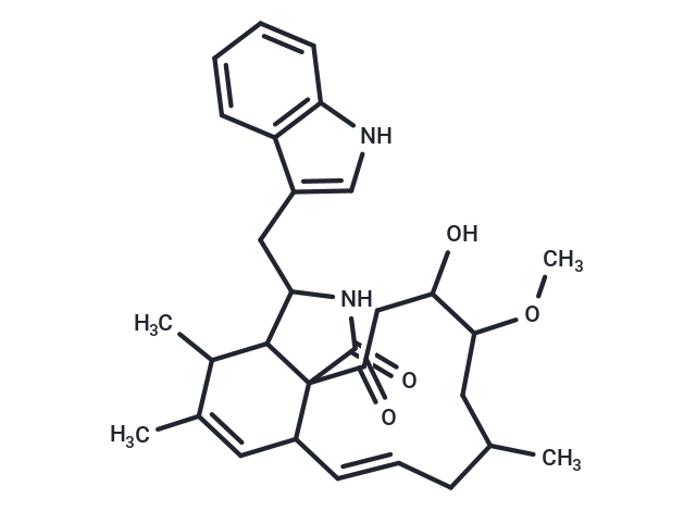 13-hydroxy-3-[(1H-indol-3-yl)methyl]-12-methoxy-4,5,10-trimethyl-1H,2H,3H,3aH,4H,6aH,9H,10H,11H,12H,13H,14H,15H-cycloundeca[d]isoindole-1,15-dione