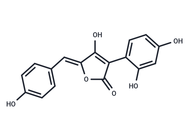 (5Z)-3-(2,4-dihydroxyphenyl)-4-hydroxy-5-[(4-hydroxyphenyl)methylidene]-2,5-dihydrofuran-2-one
