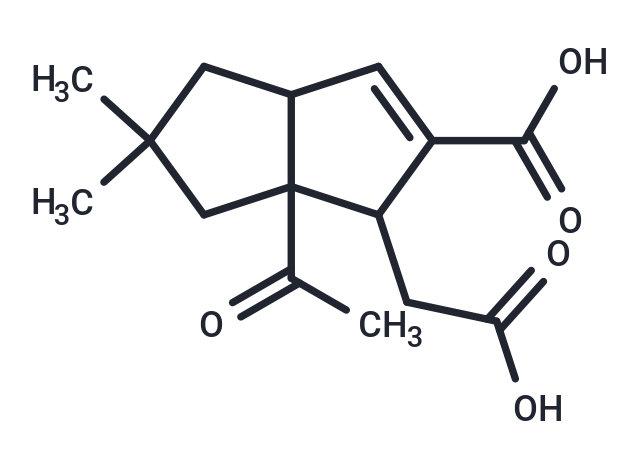 6a-acetyl-1-(carboxymethyl)-5,5-dimethyl-1,3a,4,5,6,6a-hexahydropentalene-2-carboxylic acid