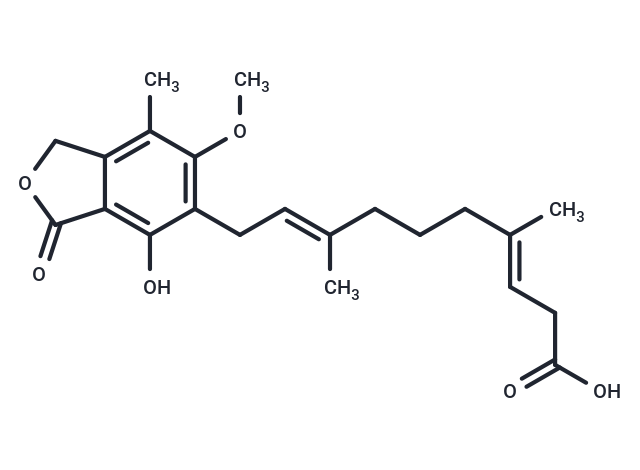 (3E,8E)-10-(4-hydroxy-6-methoxy-7-methyl-3-oxo-1,3-dihydro-2-benzofuran-5-yl)-4,8-dimethyldeca-3,8-dienoic acid