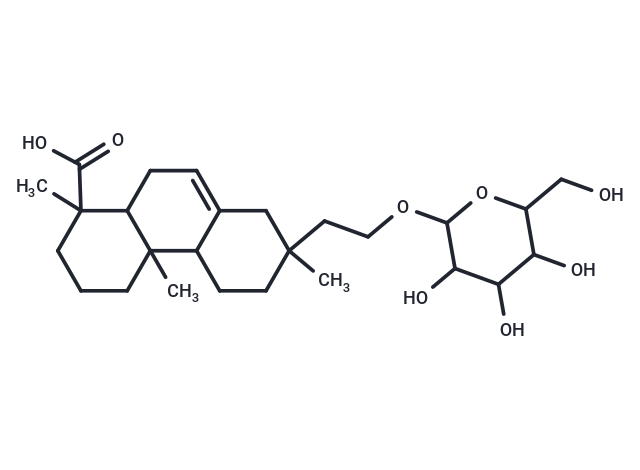 1,4a,7-trimethyl-7-(2-{[3,4,5-trihydroxy-6-(hydroxymethyl)oxan-2-yl]oxy}ethyl)-1,2,3,4,4a,4b,5,6,7,8,10,10a-dodecahydrophenanthrene-1-carboxylic acid