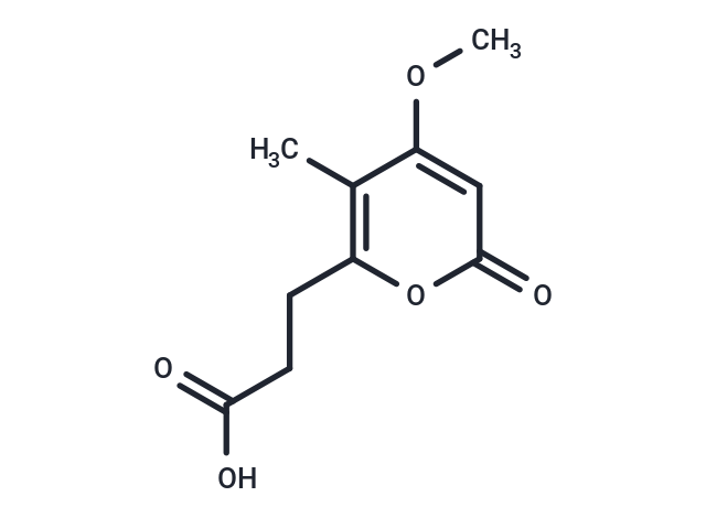 3-(4-methoxy-5-methyl-2-oxo-2H-pyran-6-yl)propanoic acid