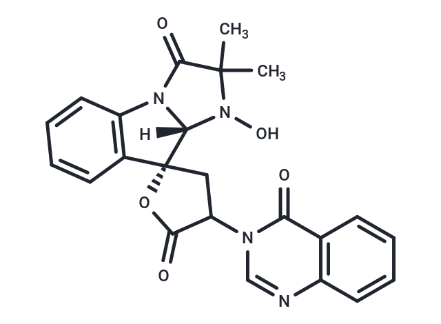 (9R,9aR)-1-hydroxy-2,2-dimethyl-4'-(4-oxo-3,4-dihydroquinazolin-3-yl)-1,2,3,9a-tetrahydrospiro[imidazo[1,2-a]indole-9,2'-oxolane]-3,5'-dione