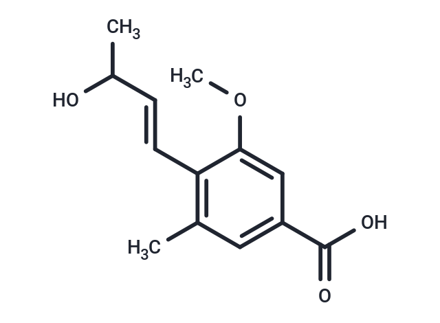 4-[(1E)-3-hydroxybut-1-en-1-yl]-3-methoxy-5-methylbenzoic acid