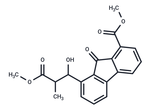 methyl 8-(1-hydroxy-3-methoxy-2-methyl-3-oxopropyl)-9-oxo-9H-fluorene-1-carboxylate