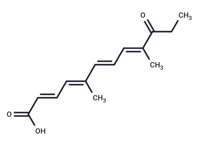 (2E,4E,6E,8E)-5,9-dimethyl-10-oxododeca-2,4,6,8-tetraenoic acid