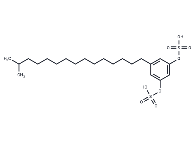 [3-(14-methylpentadecyl)-5-(sulfooxy)phenyl]oxidanesulfonic acid