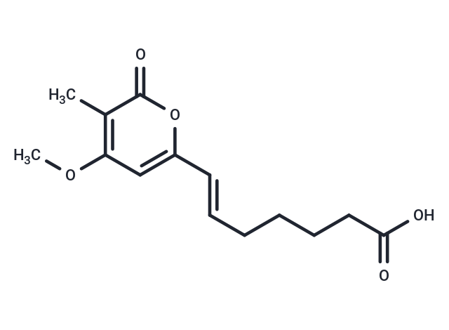 (6E)-7-(4-methoxy-3-methyl-2-oxo-2H-pyran-6-yl)hept-6-enoic acid
