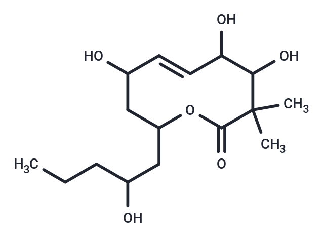 (6E)-4,5,8-trihydroxy-10-(2-hydroxypentyl)-3,3-dimethyl-3,4,5,8,9,10-hexahydro-2H-oxecin-2-one