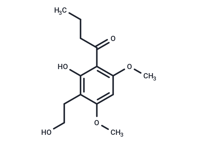 1-[2-hydroxy-3-(2-hydroxyethyl)-4,6-dimethoxyphenyl]butan-1-one