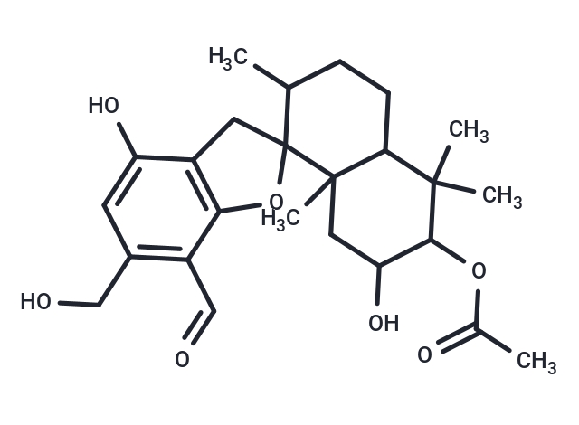 7-formyl-4,7'-dihydroxy-6-(hydroxymethyl)-2',5',5',8'a-tetramethyl-3',4',4'a,5',6',7',8',8'a-octahydro-2'H,3H-spiro[1-benzofuran-2,1'-naphthalen]-6'-yl acetate