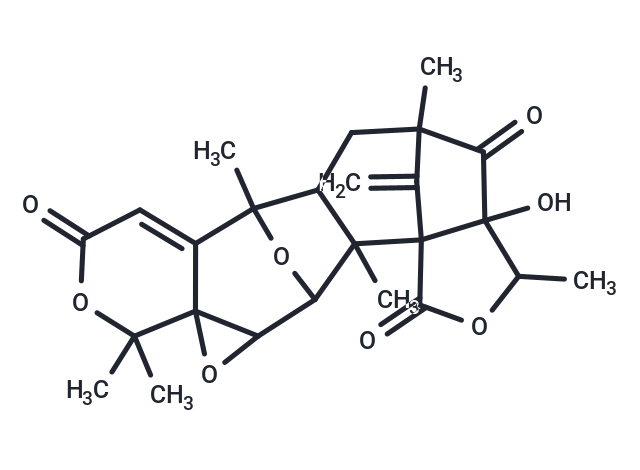 7-hydroxy-2,6,9,12,17,17-hexamethyl-22-methylidene-5,16,19,21-tetraoxaheptacyclo[10.8.1.1^{3,9}.0^{2,11}.0^{3,7}.0^{13,18}.0^{18,20}]docos-13-ene-4,8,15-trione