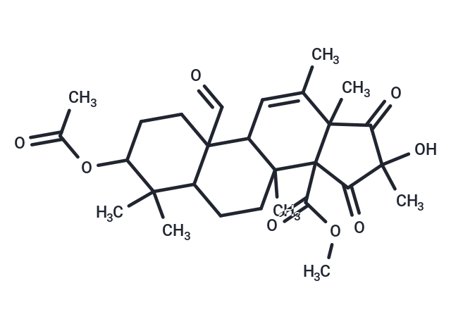 methyl 7-(acetyloxy)-9a-formyl-2-hydroxy-2,3b,6,6,11,11a-hexamethyl-1,3-dioxo-1H,2H,3H,3aH,3bH,4H,5H,5aH,6H,7H,8H,9H,9aH,9bH,11aH-cyclopenta[a]phenanthrene-3a-carboxylate