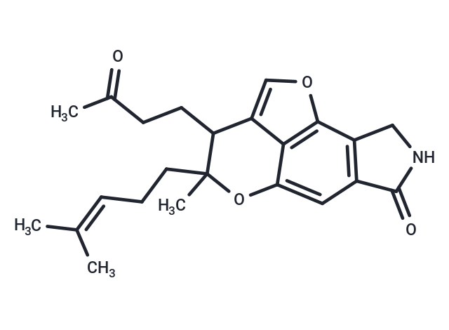 10-methyl-10-(4-methylpent-3-en-1-yl)-11-(3-oxobutyl)-9,14-dioxa-4-azatetracyclo[6.6.1.0^{2,6}.0^{12,15}]pentadeca-1,6,8(15),12-tetraen-5-one