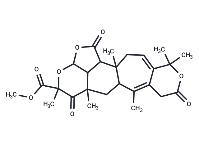 methyl 2,6,6,11,14,16-hexamethyl-8,15,20-trioxo-7,17,19-trioxapentacyclo[12.6.1.0^{2,12}.0^{5,10}.0^{18,21}]henicosa-4,10-diene-16-carboxylate