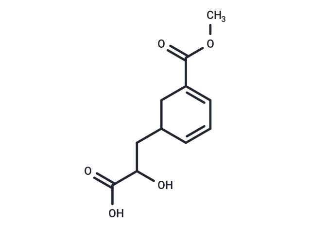 2-hydroxy-3-[5-(methoxycarbonyl)cyclohexa-2,4-dien-1-yl]propanoic acid