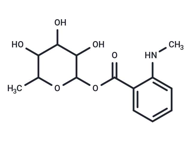 3,4,5-trihydroxy-6-methyloxan-2-yl 2-(methylamino)benzoate