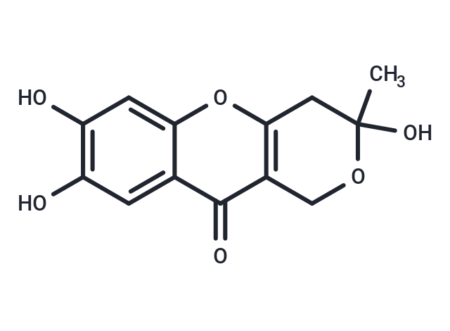 3,7,8-trihydroxy-3-methyl-1H,3H,4H,10H-pyrano[4,3-b]chromen-10-one