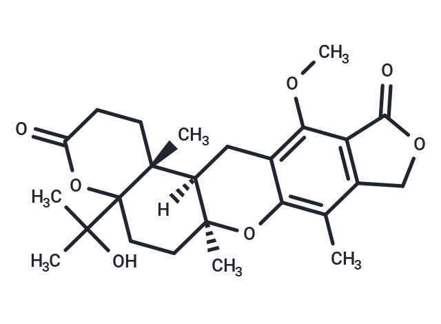 (1S,13R,14R)-19-(2-hydroxypropan-2-yl)-10-methoxy-1,4,14-trimethyl-2,7,18-trioxapentacyclo[11.8.0.0^{3,11}.0^{5,9}.0^{14,19}]henicosa-3,5(9),10-triene-8,17-dione