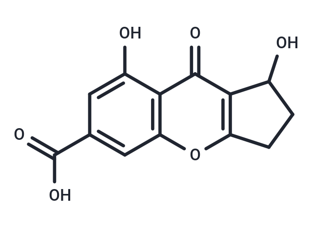 1,8-dihydroxy-9-oxo-1H,2H,3H,9H-cyclopenta[b]chromene-6-carboxylic acid