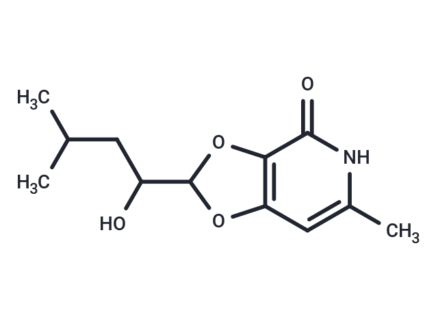 2-(1-hydroxy-3-methylbutyl)-6-methyl-2H,4H,5H-[1,3]dioxolo[4,5-c]pyridin-4-one