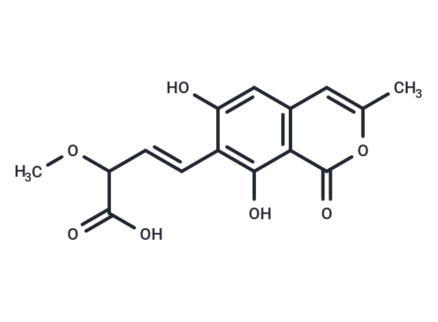 (3E)-4-(6,8-dihydroxy-3-methyl-1-oxo-1H-isochromen-7-yl)-2-methoxybut-3-enoic acid