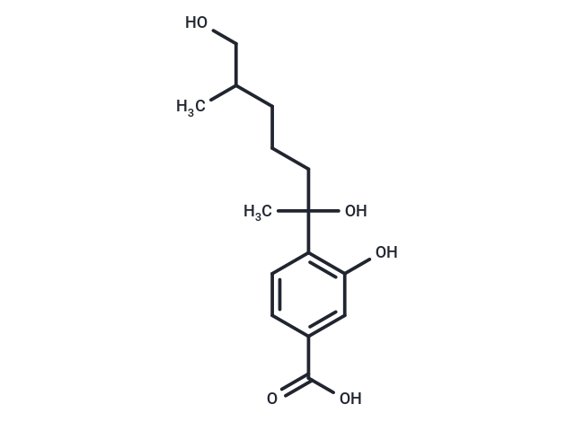 4-(2,7-dihydroxy-6-methylheptan-2-yl)-3-hydroxybenzoic acid