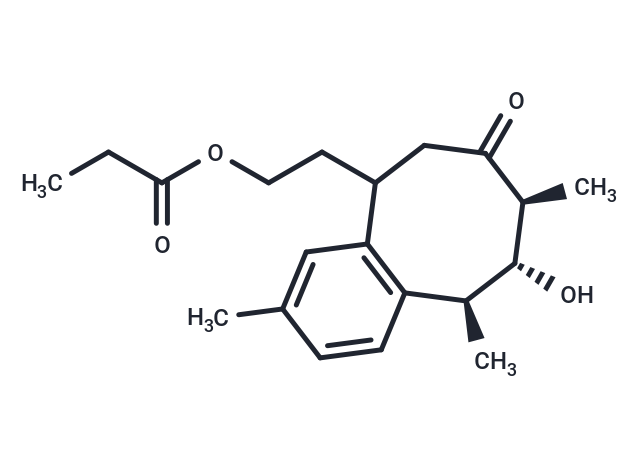 2-[(8S,9R,10S)-9-hydroxy-3,8,10-trimethyl-7-oxo-5,6,7,8,9,10-hexahydrobenzo[8]annulen-5-yl]ethyl propanoate