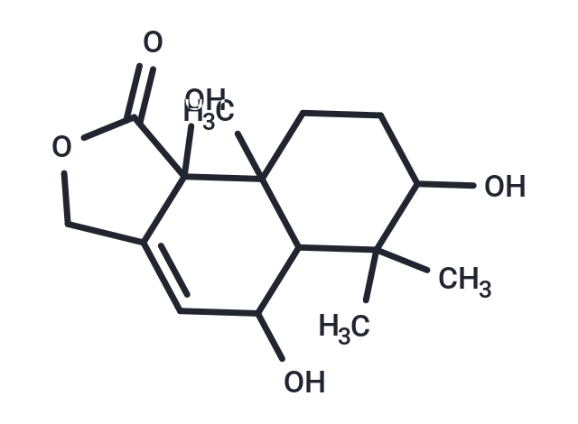 5,7,9b-trihydroxy-6,6,9a-trimethyl-1H,3H,5H,5aH,6H,7H,8H,9H,9aH,9bH-naphtho[1,2-c]furan-1-one