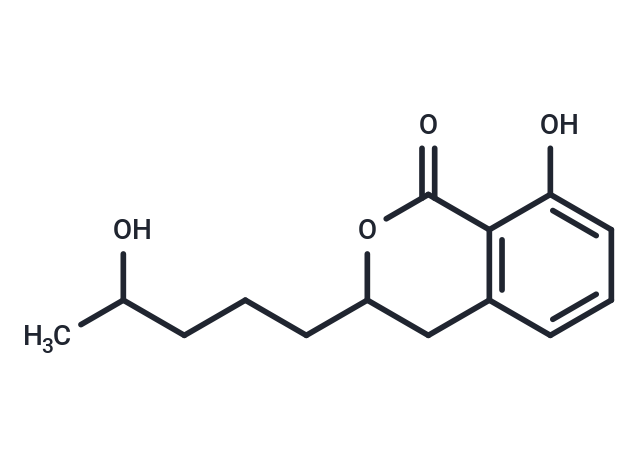 8-hydroxy-3-(4-hydroxypentyl)-3,4-dihydro-1H-2-benzopyran-1-one