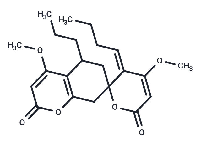 (3'E)-3'-butylidene-4,4'-dimethoxy-5-propyl-2,3',5,6,6',8-hexahydrospiro[chromene-7,2'-pyran]-2,6'-dione