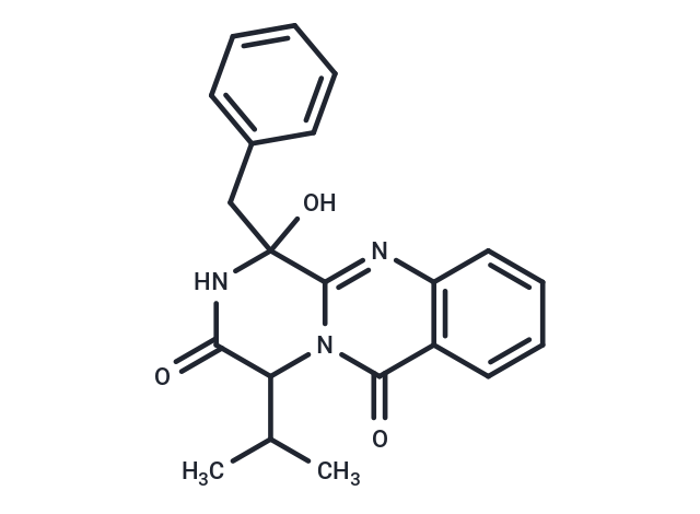 1-benzyl-1-hydroxy-4-(propan-2-yl)-1H,2H,3H,4H,6H-pyrazino[2,1-b]quinazoline-3,6-dione