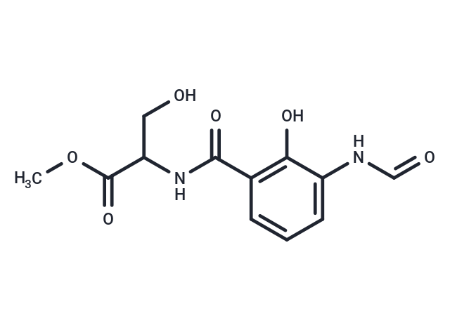 methyl 2-[(3-formamido-2-hydroxyphenyl)formamido]-3-hydroxypropanoate