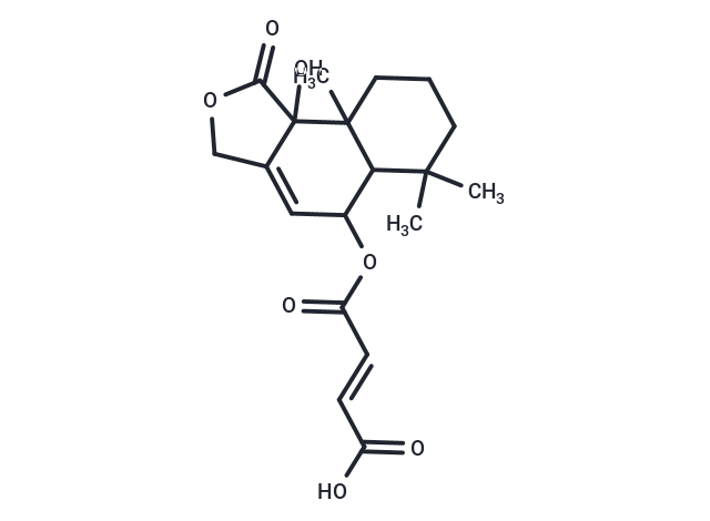 (2E)-4-({9b-hydroxy-6,6,9a-trimethyl-1-oxo-1H,3H,5H,5aH,6H,7H,8H,9H,9aH,9bH-naphtho[1,2-c]furan-5-yl}oxy)-4-oxobut-2-enoic acid