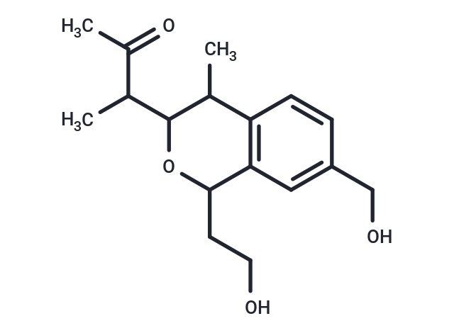 3-[1-(2-hydroxyethyl)-7-(hydroxymethyl)-4-methyl-3,4-dihydro-1H-2-benzopyran-3-yl]butan-2-one