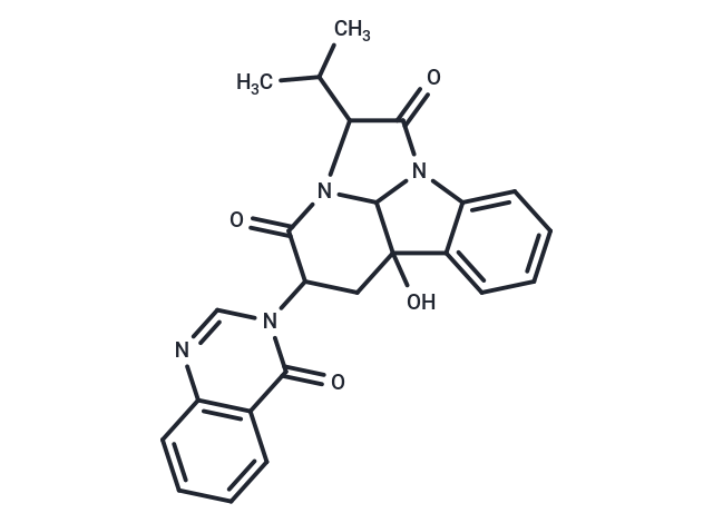 1-hydroxy-13-(4-oxo-3,4-dihydroquinazolin-3-yl)-10-(propan-2-yl)-8,11-diazatetracyclo[6.6.1.0^{2,7}.0^{11,15}]pentadeca-2,4,6-triene-9,12-dione