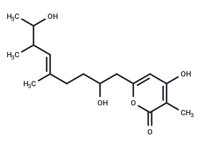 6-[(5E)-2,8-dihydroxy-5,7-dimethylnon-5-en-1-yl]-4-hydroxy-3-methyl-2H-pyran-2-one