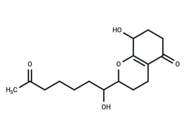 8-hydroxy-2-(1-hydroxy-6-oxoheptyl)-3,4,5,6,7,8-hexahydro-2H-1-benzopyran-5-one