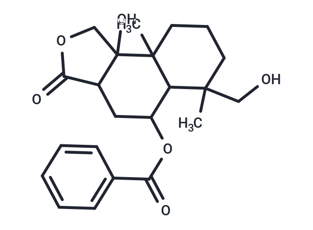 9b-hydroxy-6-(hydroxymethyl)-6,9a-dimethyl-3-oxo-dodecahydronaphtho[1,2-c]furan-5-yl benzoate