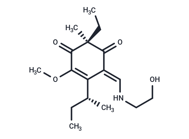 (2S,6E)-5-[(2R)-butan-2-yl]-2-ethyl-6-{[(2-hydroxyethyl)amino]methylidene}-4-methoxy-2-methylcyclohex-4-ene-1,3-dione