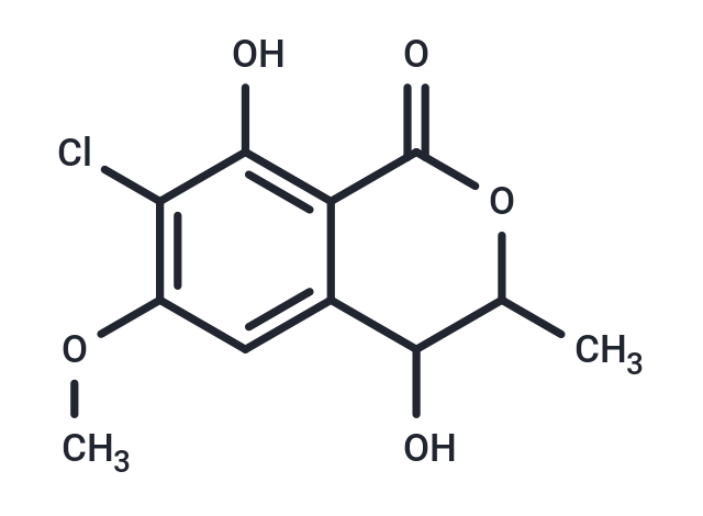7-chloro-4,8-dihydroxy-6-methoxy-3-methyl-3,4-dihydro-1H-2-benzopyran-1-one