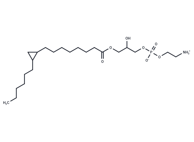 3-[(2-azaniumylethyl phosphonato)oxy]-2-hydroxypropyl 8-(2-hexylcyclopropyl)octanoate
