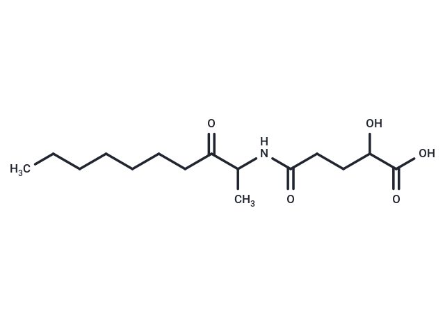 2-hydroxy-4-[(3-oxodecan-2-yl)carbamoyl]butanoic acid