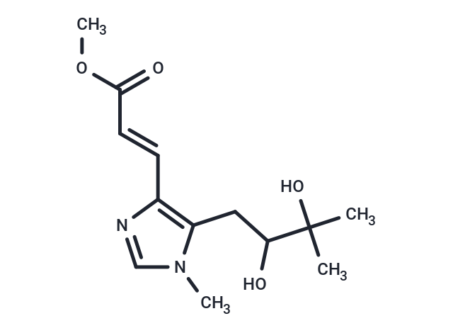 methyl (2E)-3-[5-(2,3-dihydroxy-3-methylbutyl)-1-methyl-1H-imidazol-4-yl]prop-2-enoate